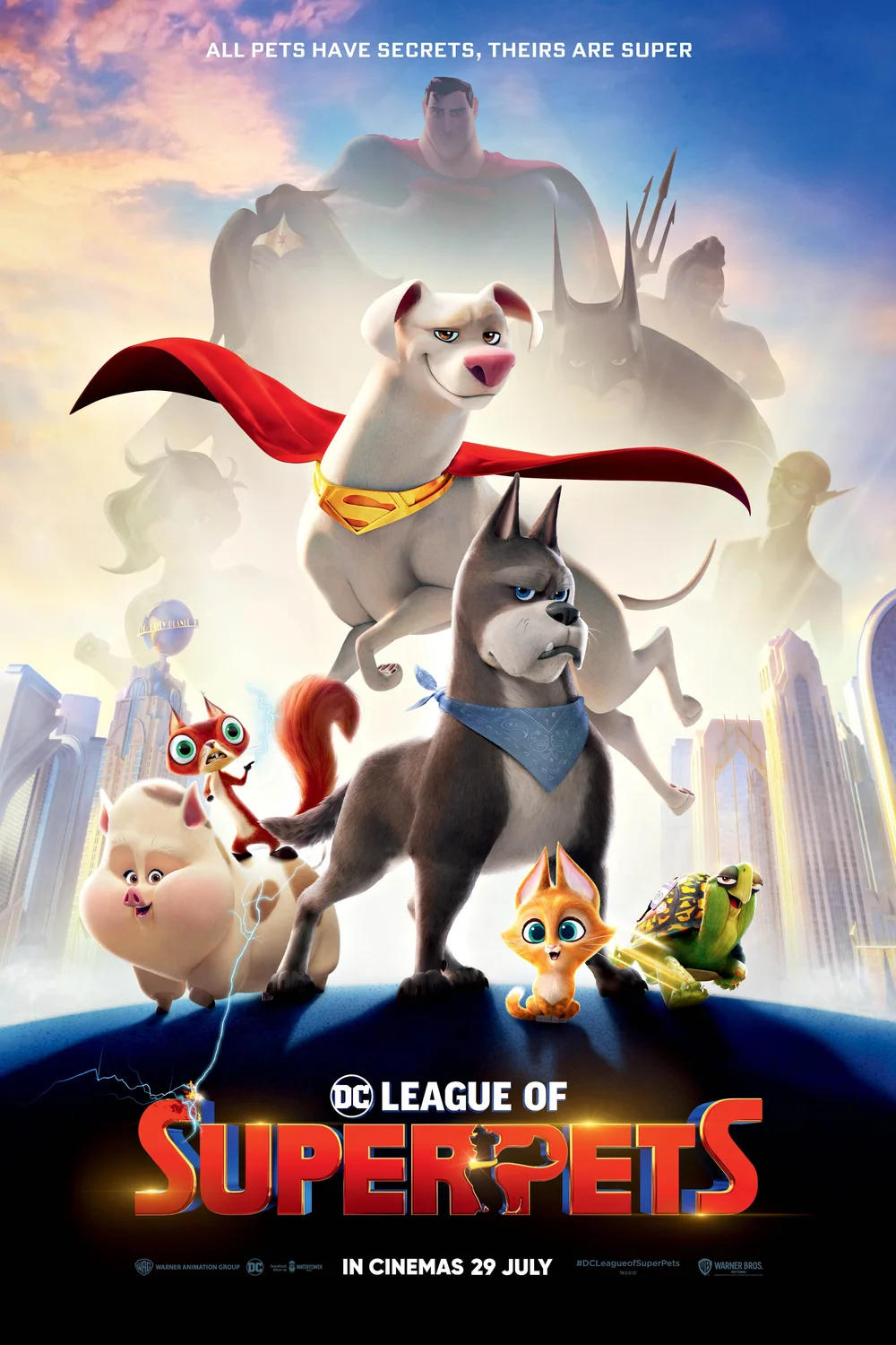 پوستر فیلم DC لیگ سوپر حیوانات خانگی